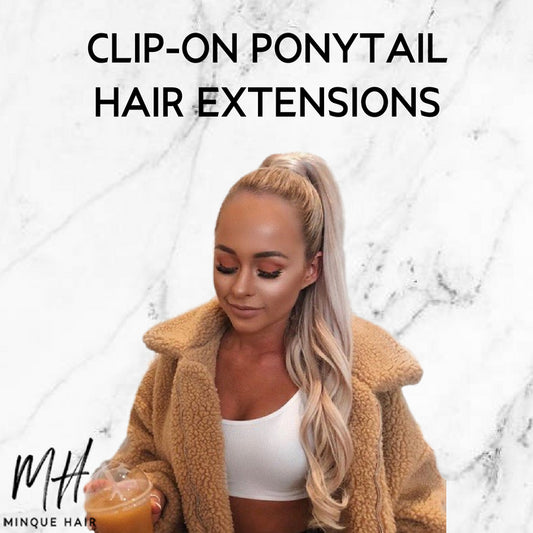 Clip-In Ponytail Hair Extensions | Ponytail Extension Tutorial | Clip On Pony | Clip-In Hair Extensions | Applying Clip-In Ponytail Extension 
