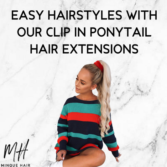 Easy Hairstyles | Clip-In Ponytail | Styling with a Ponytail Hair Extension | How to style a Ponytail | Hair Extensions 