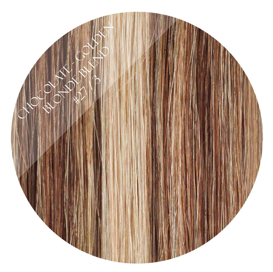 bronze bliss #27/3 halo hair extensions 26inch deluxe